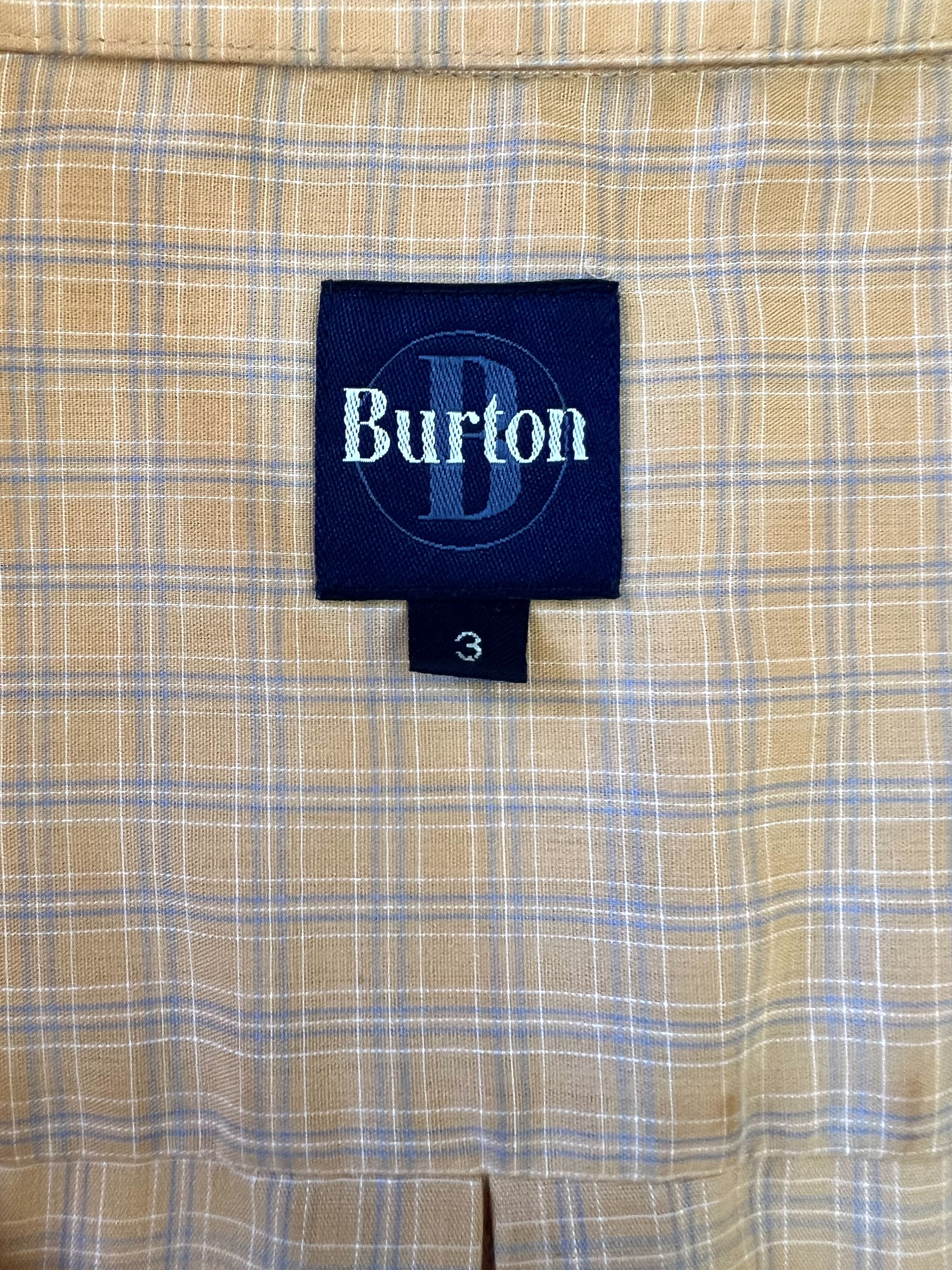 Burton Checkered Cotton Shirt Size US L / EU 52-54 / 3 - 8 Thumbnail