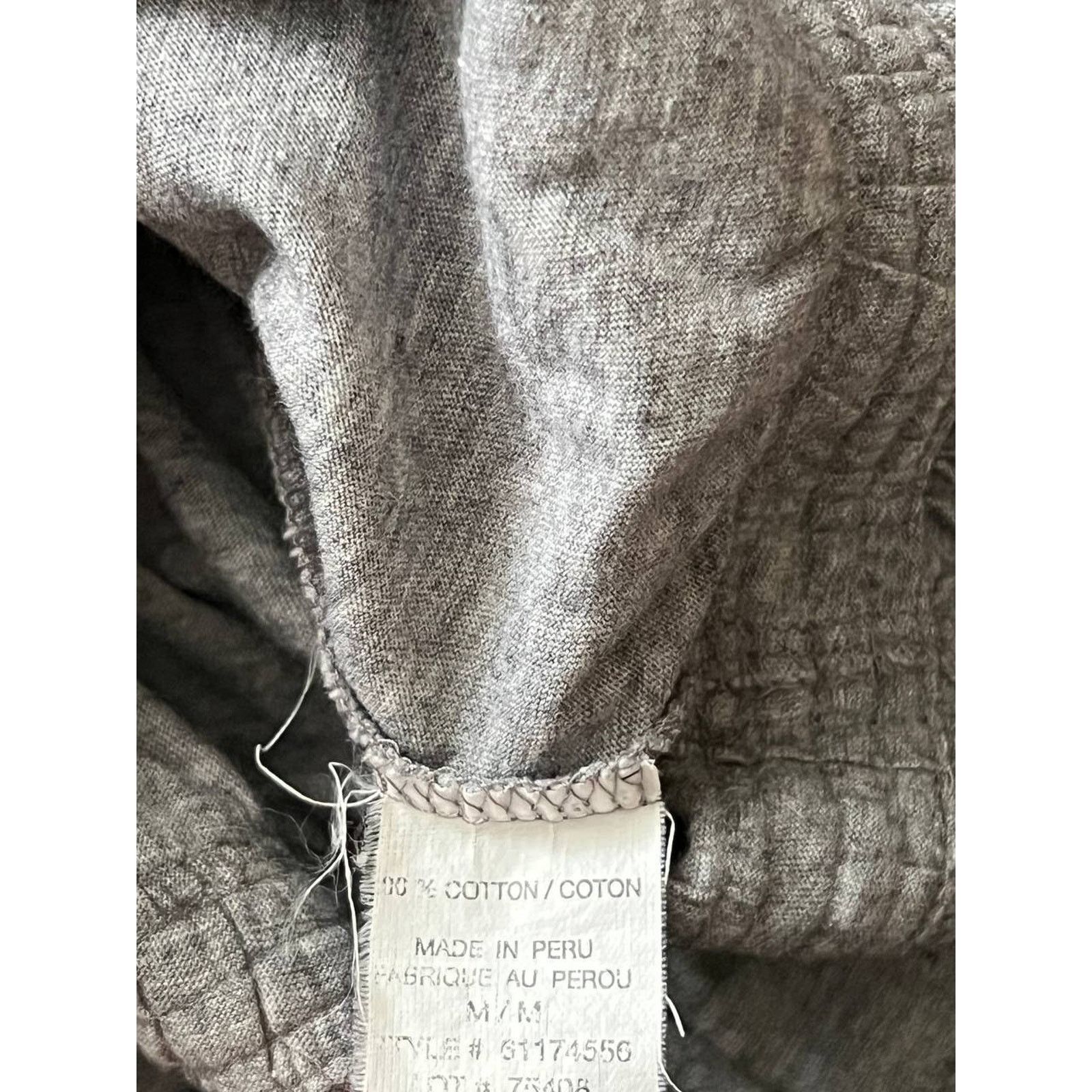 Theory Theory Gray Cozy women button top raffle tunic M A002039 Size 30" / US 8 / IT 44 - 6 Thumbnail