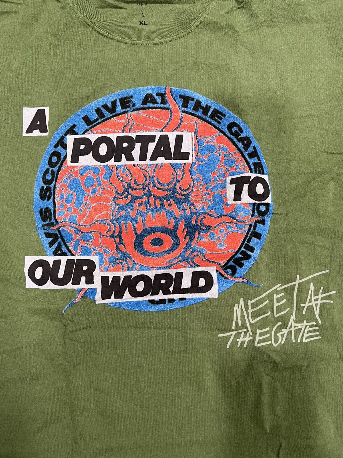 Travis Scott Travis Scott Rolling Loud NYC 2021 Utopia Portal Tee Size XL Size US XL / EU 56 / 4 - 3 Thumbnail