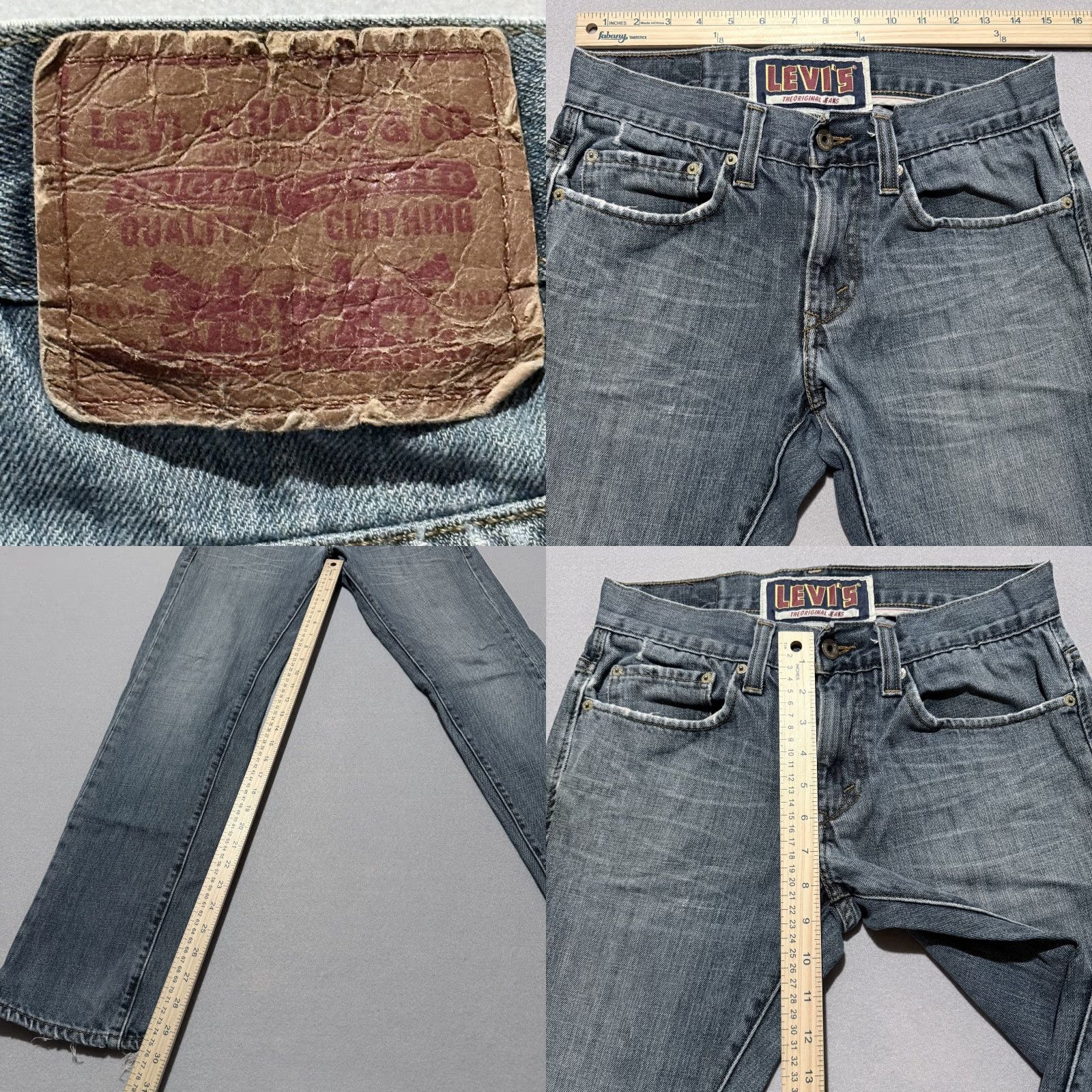 Levi's Levi's 511 Skinny Jeans Men's Blue Denim Pockets Classic Slim Fit - 31x32 Size US 31 - 9 Thumbnail