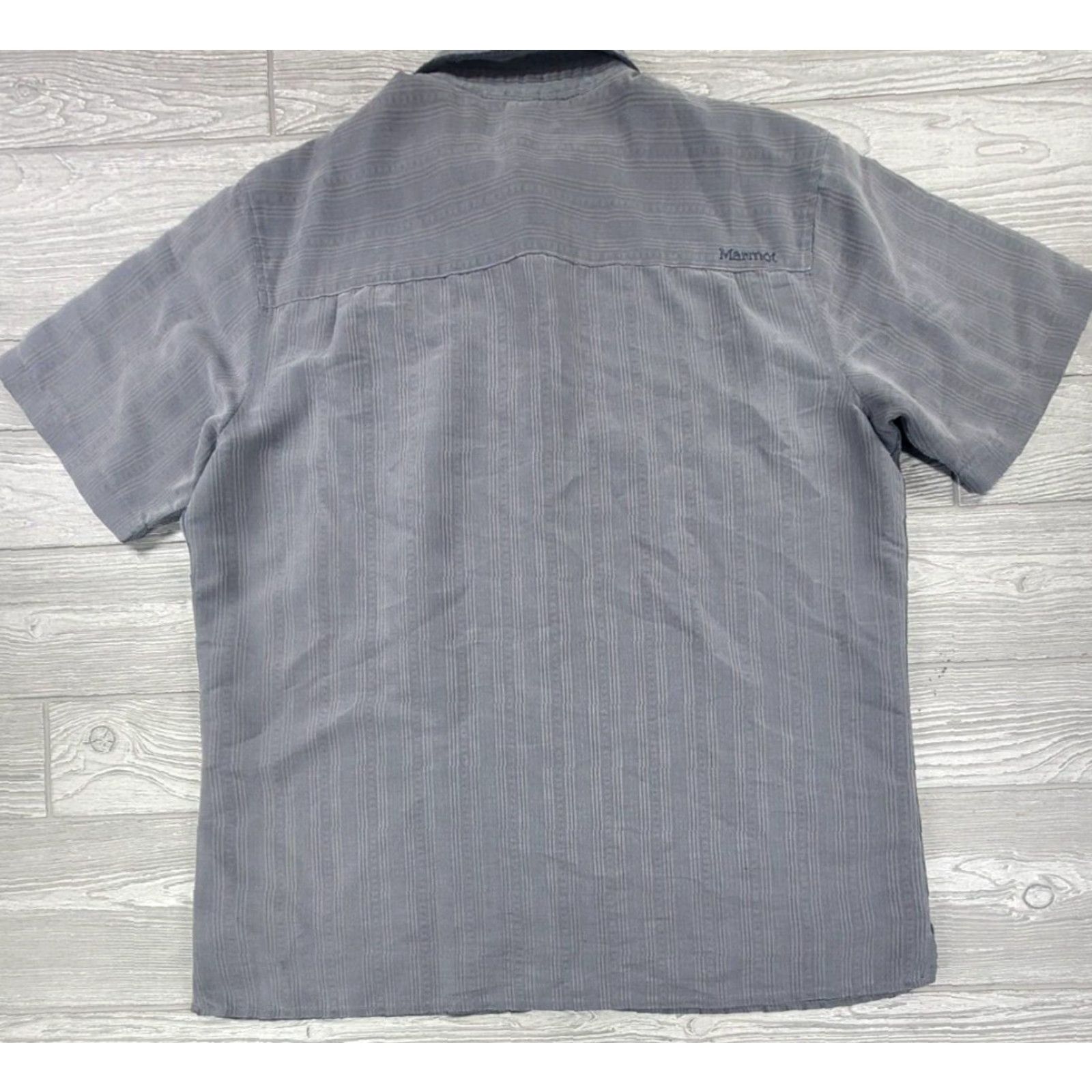 Marmot Marmot Shirt Mens L Gray Southwestern Casual Hiking Climbing Camp Sport Logo Size US L / EU 52-54 / 3 - 5 Thumbnail