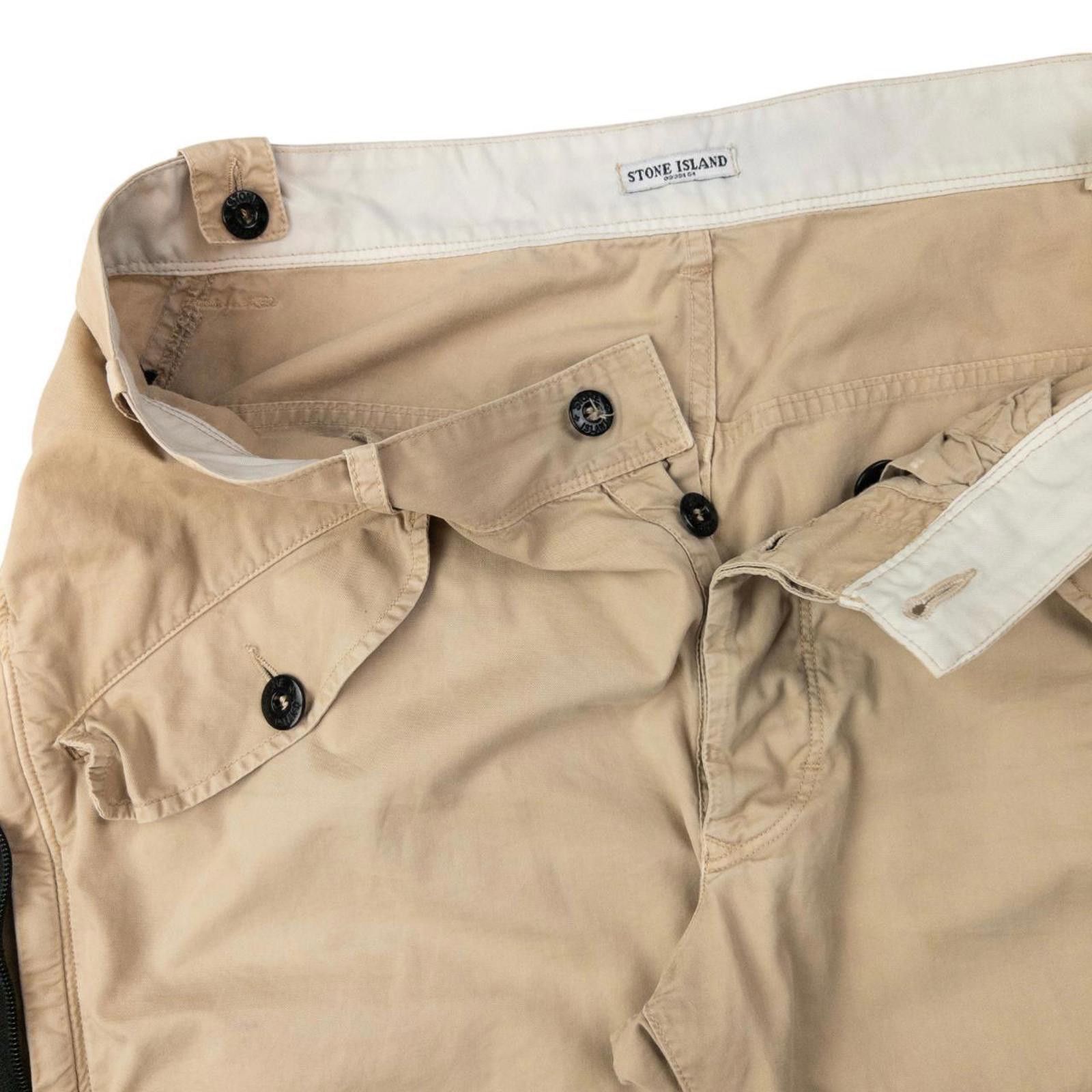 Stone Island Vintage Stone Island Zip Extension Cargo Shorts Size W35 Size US 35 - 7 Thumbnail