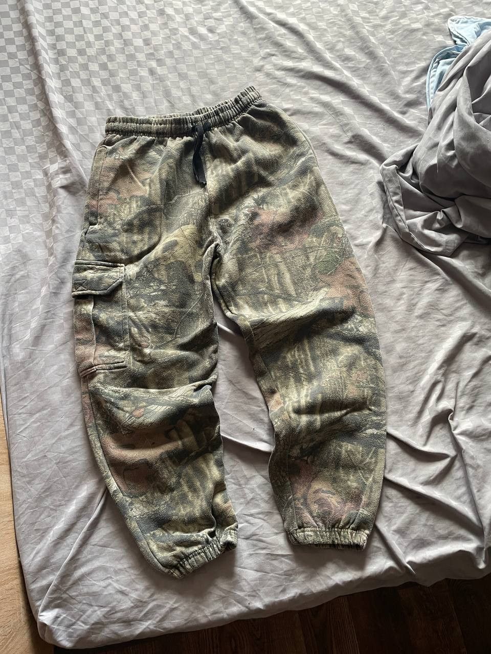 Realtree 90s Realtree Sweatpants Baggy Vintage Wide leg Black Y2K Size US 32 / EU 48 - 2 Thumbnail