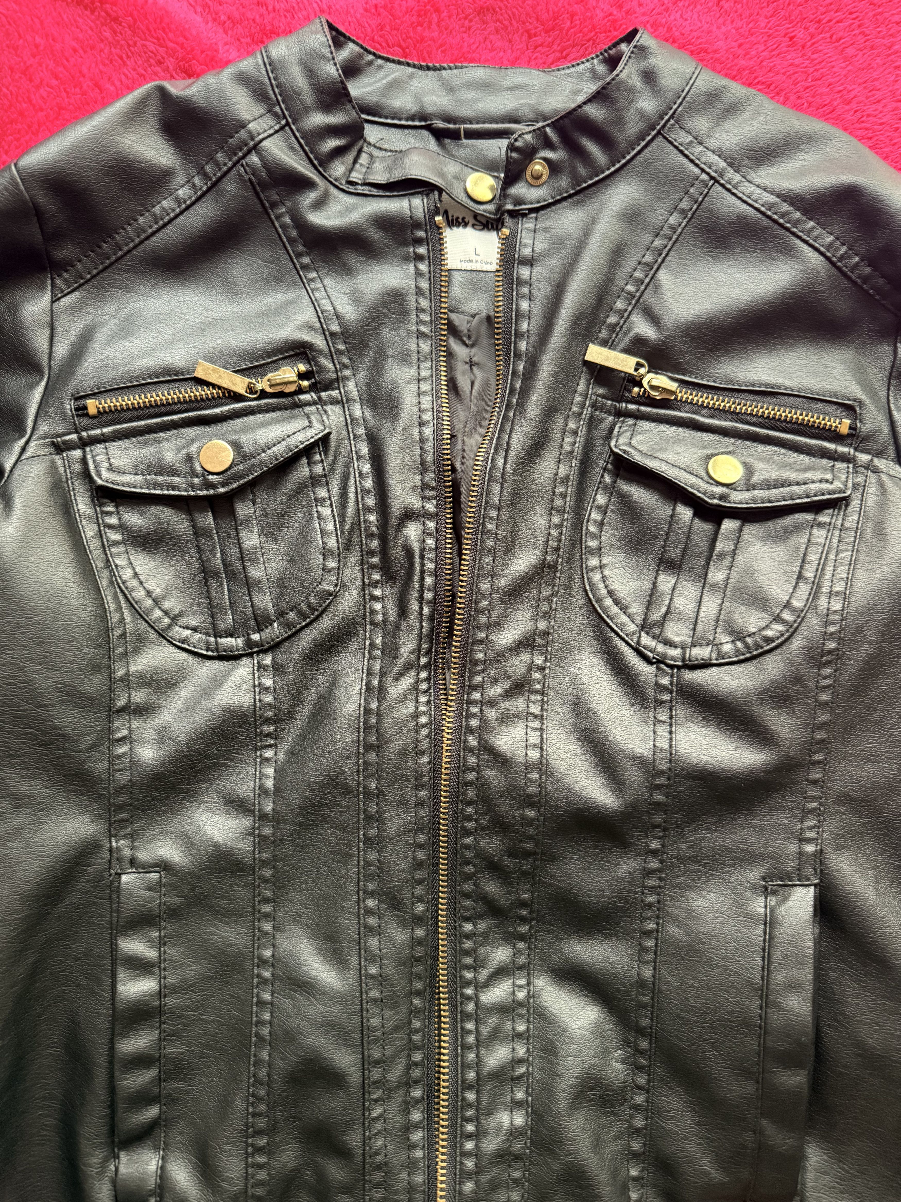 Other FAUX LEATHER JACKET Size L / US 10 / IT 46 - 5 Thumbnail