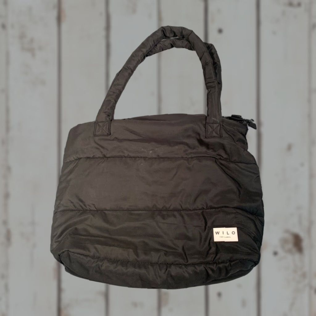 Vintage Wilo The Label Bag Puffer Black Gym Bag Size ONE SIZE - 1 Thumbnail
