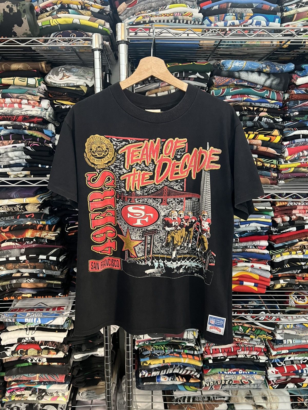 Nutmeg 90s San Francisco 49ers Single Stitch Super Bowl Tee Size US M / EU 48-50 / 2 - 1 Thumbnail
