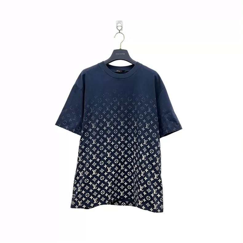 Louis Vuitton louis vuitton Full-print dark grain gradient short sleeve Size US M / EU 48-50 / 2 - 2 Thumbnail