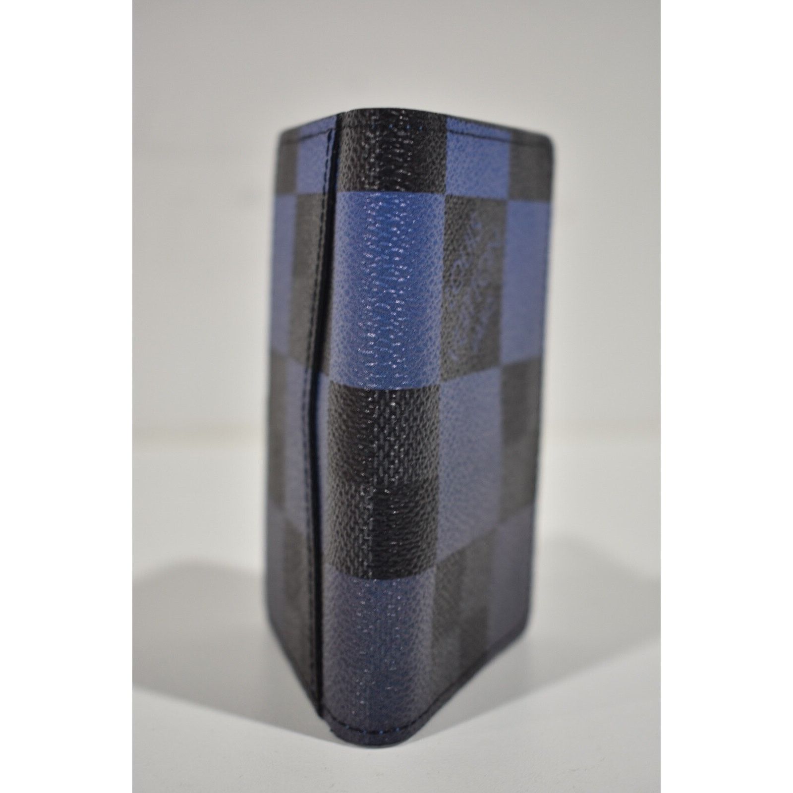 Louis Vuitton Louis Vuitton Blue Monogram Logo Pocket Organizer Wallet Size ONE SIZE - 4 Thumbnail