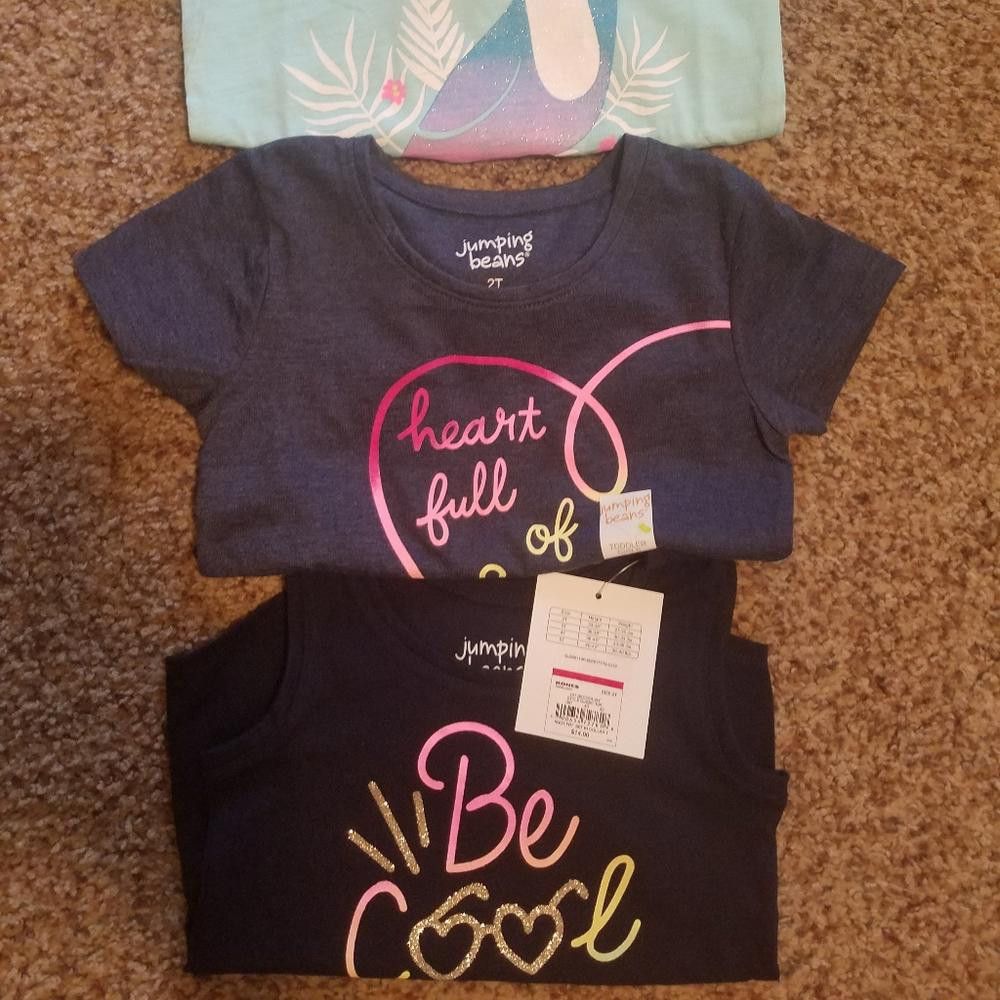 Designer NWT Jumping Beans Tops Size 2T Size US XXS / EU 40 - 2 Thumbnail