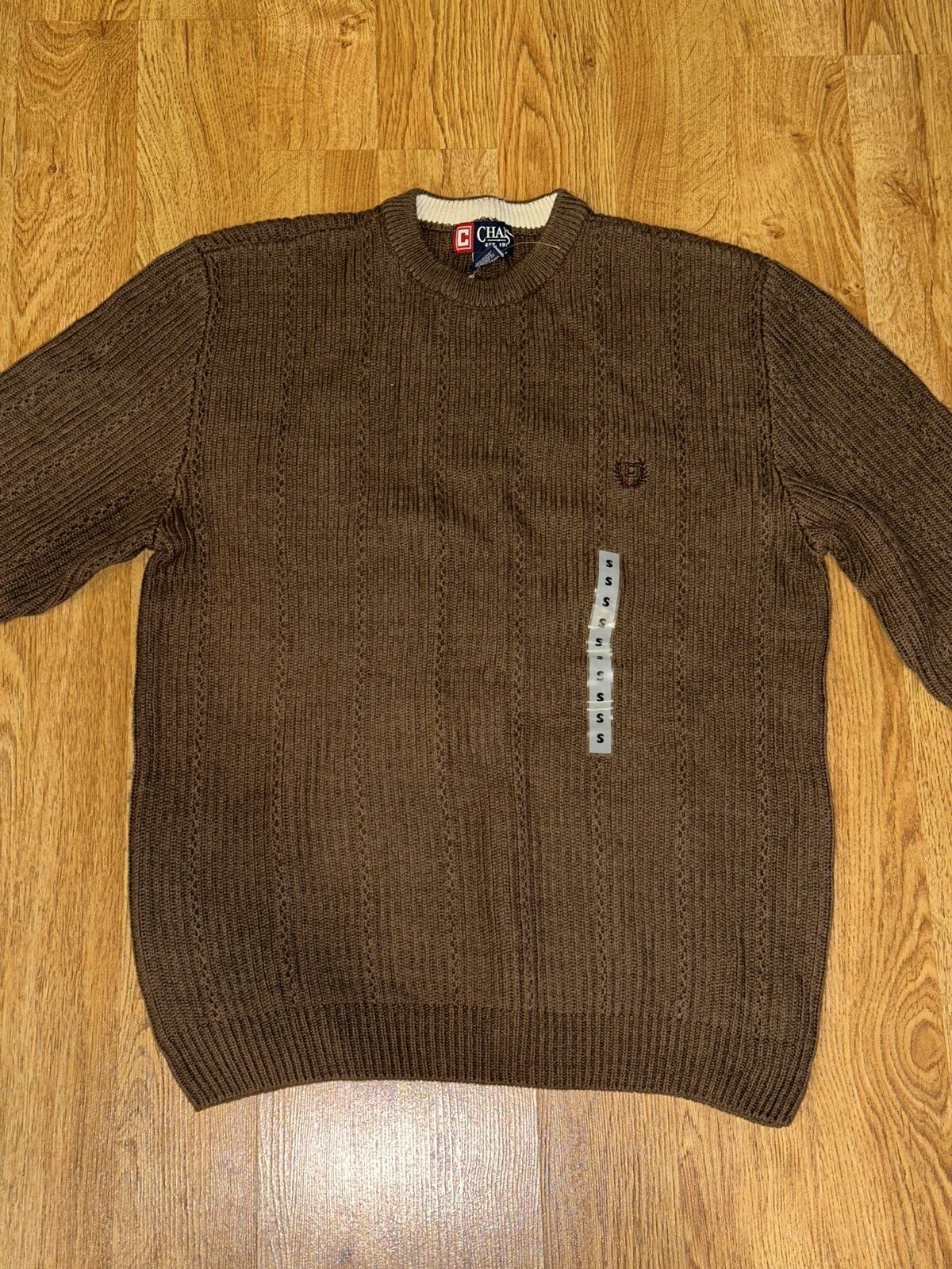 Chaps Ralph Lauren Retro CHAPS Ralph Lauren Cable Knit Crewneck Sweater Size US S / EU 44-46 / 1 - 1 Thumbnail