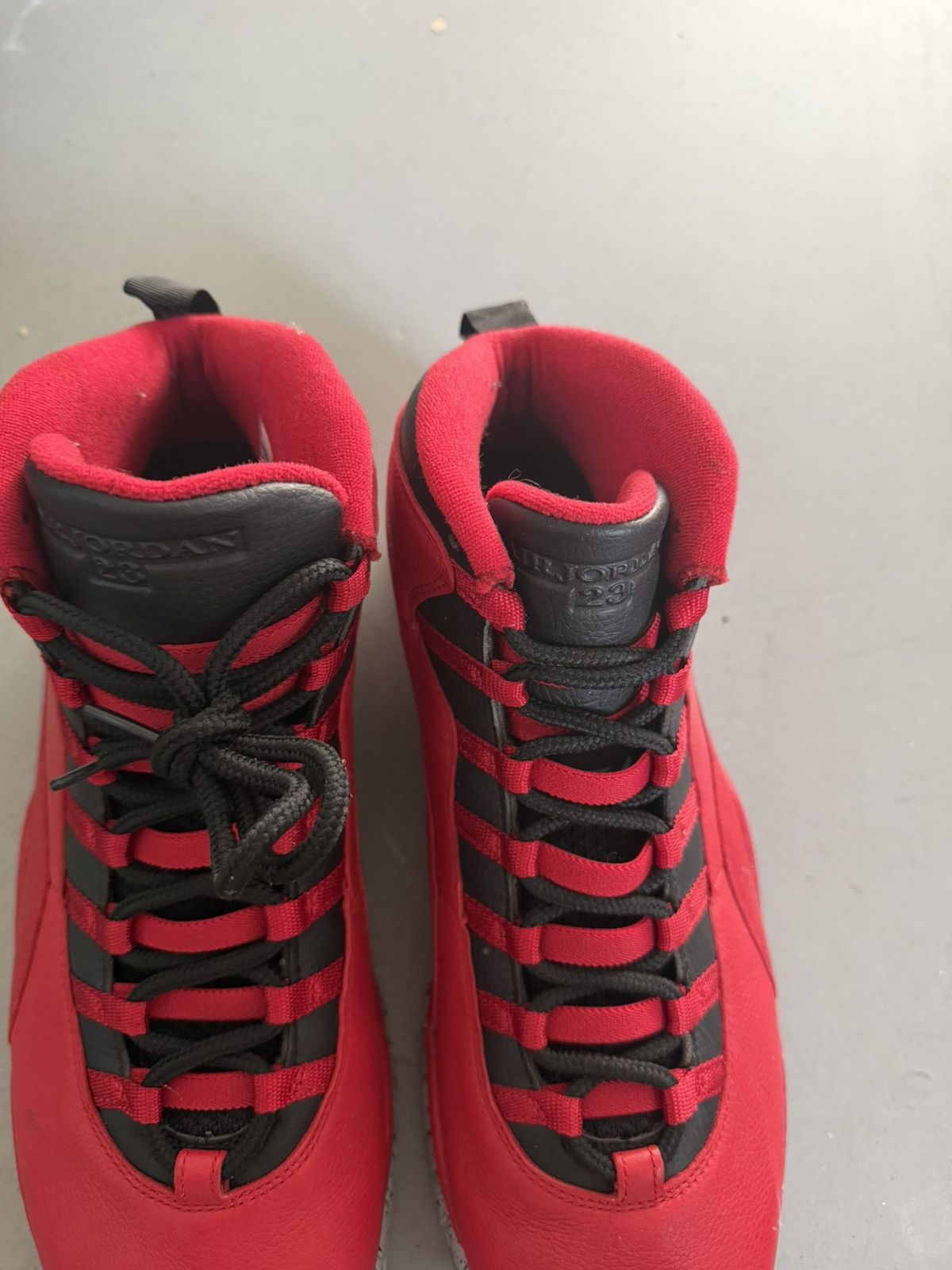 Jordan Brand Air Jordan 10 Retro Bulls Over Broadway Red Size US 14 / EU 47 - 3 Thumbnail