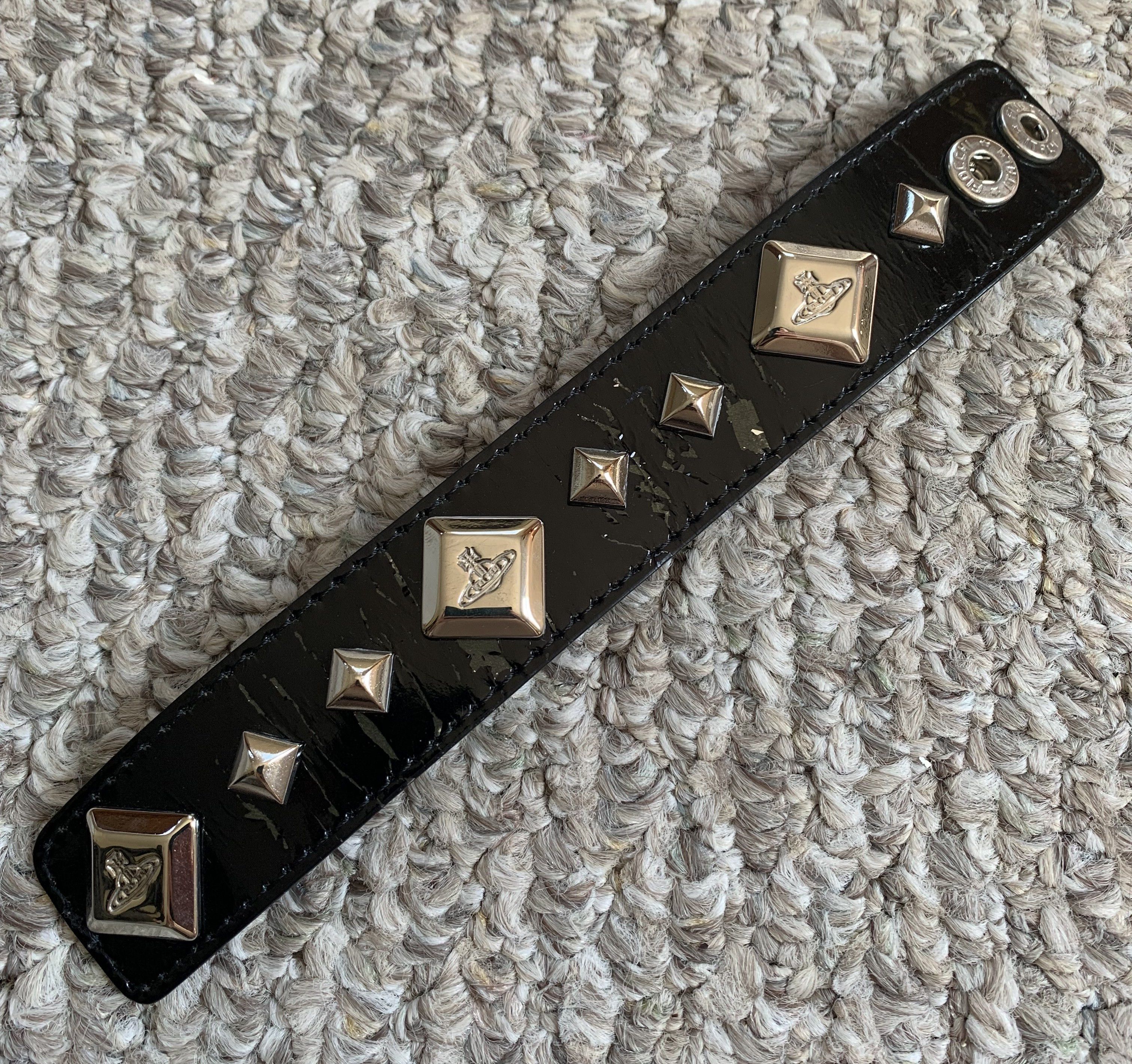 Vivienne Westwood Vivenne Westwood Studded Leather Orb Bracelet Size ONE SIZE - 2 Thumbnail