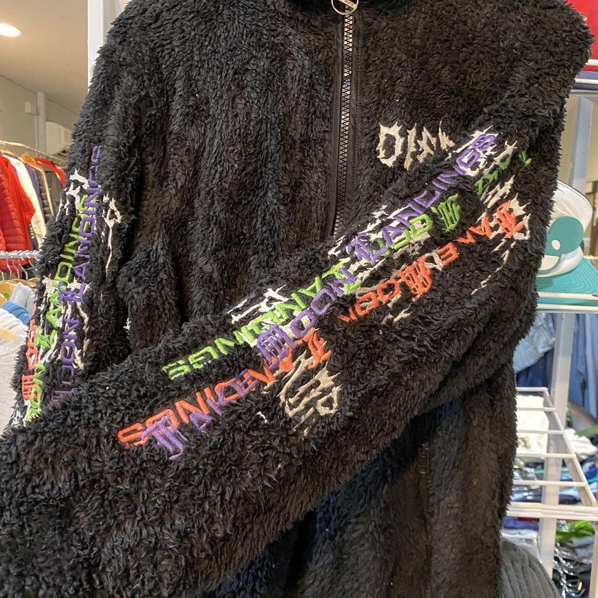 Diesel ‼️🔥DIESEL “Jake Moon Landings”FLEECE JACKET 🔥‼️ Size US L / EU 52-54 / 3 - 7 Thumbnail