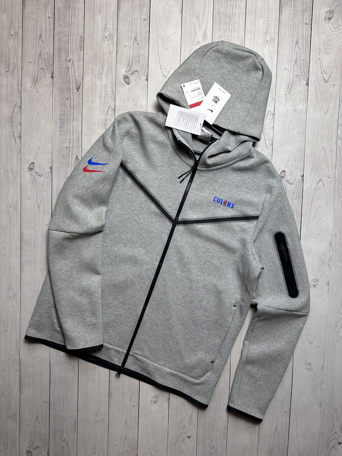 Nike Tech fleece X Barcelona soccer zip hoodie drill size L