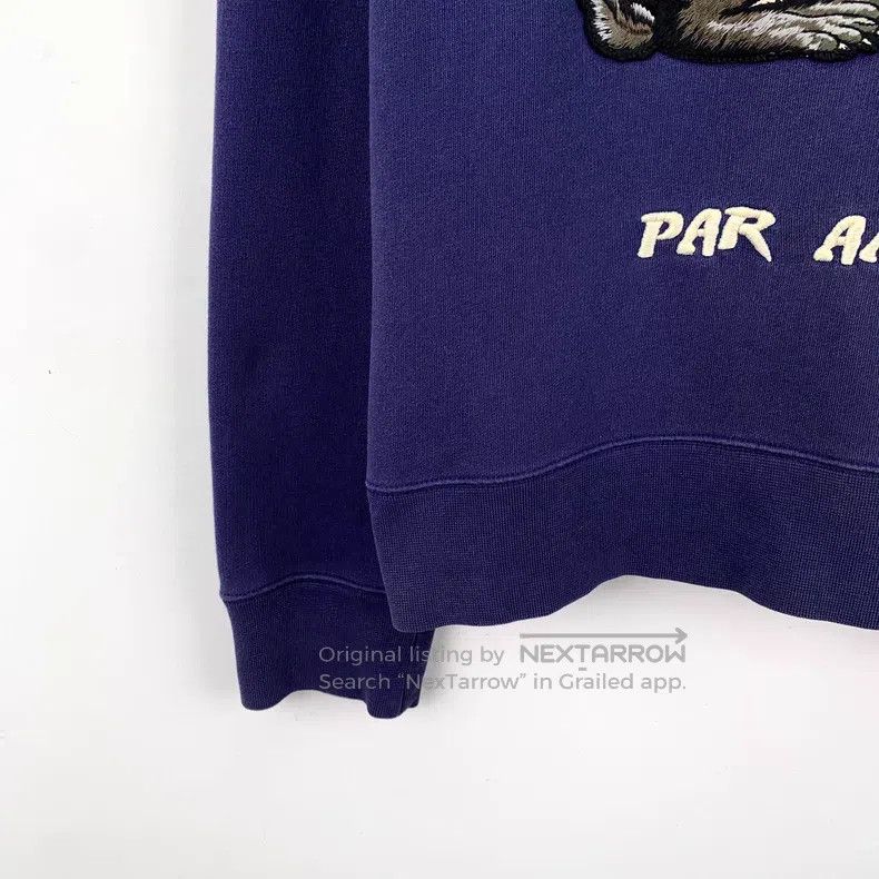 Gucci Gucci Dark blue rabbit embroidered cotton round-neck long- Size US S / EU 44-46 / 1 - 5 Thumbnail