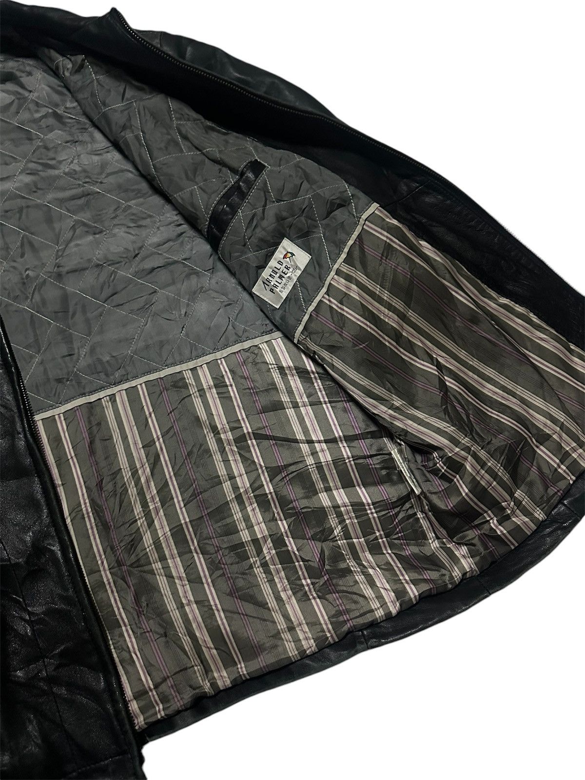 KMRii leather jacket by arnold palmer Size US L / EU 52-54 / 3 - 4 Thumbnail