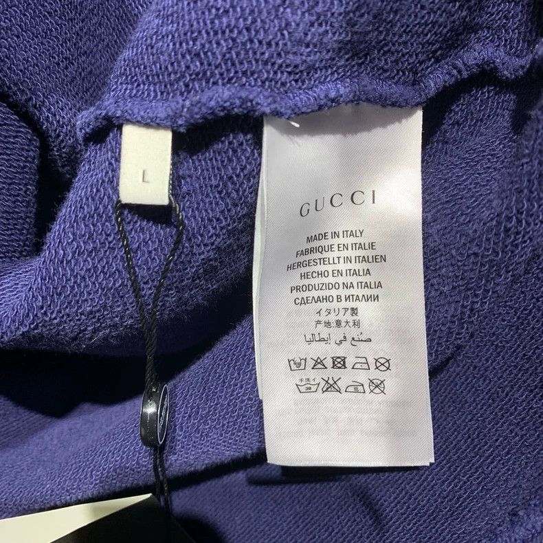 Gucci Gucci Rabbit embroidered blue sweatshirt 2501-Nextarrow Size US L / EU 52-54 / 3 - 3 Thumbnail