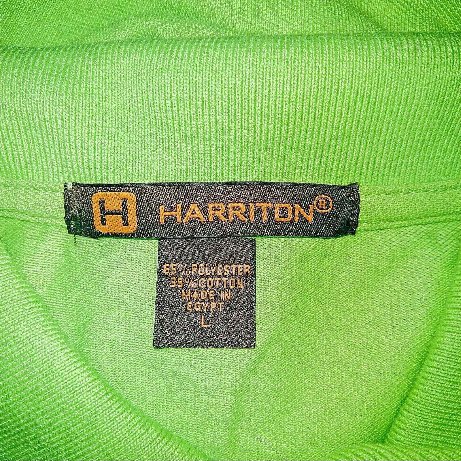 Harriton HARRITON Polo Shirt Mens Size US L / EU 52-54 / 3 - 6 Thumbnail