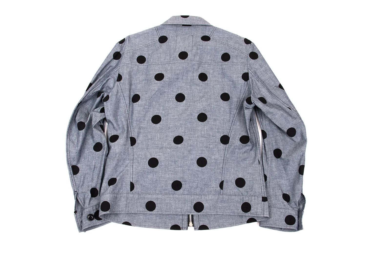 Yohji Yamamoto Yohji Yamamoto Cotton Dot Double Zip Jacket Size US M / EU 48-50 / 2 - 12 Thumbnail