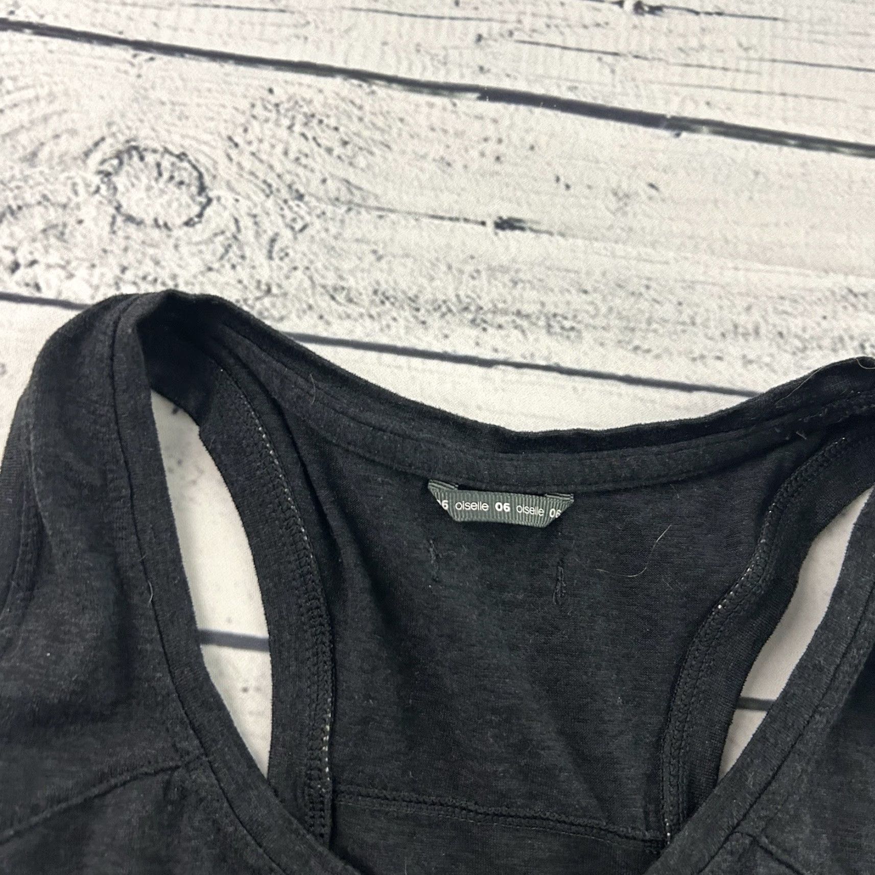 Vintage Oiselle Tank Women's 6 Sleeveless Dark Gray Tank Top Sleeveless Gray 6 Women Size M / US 6-8 / IT 42-44 - 2 Thumbnail