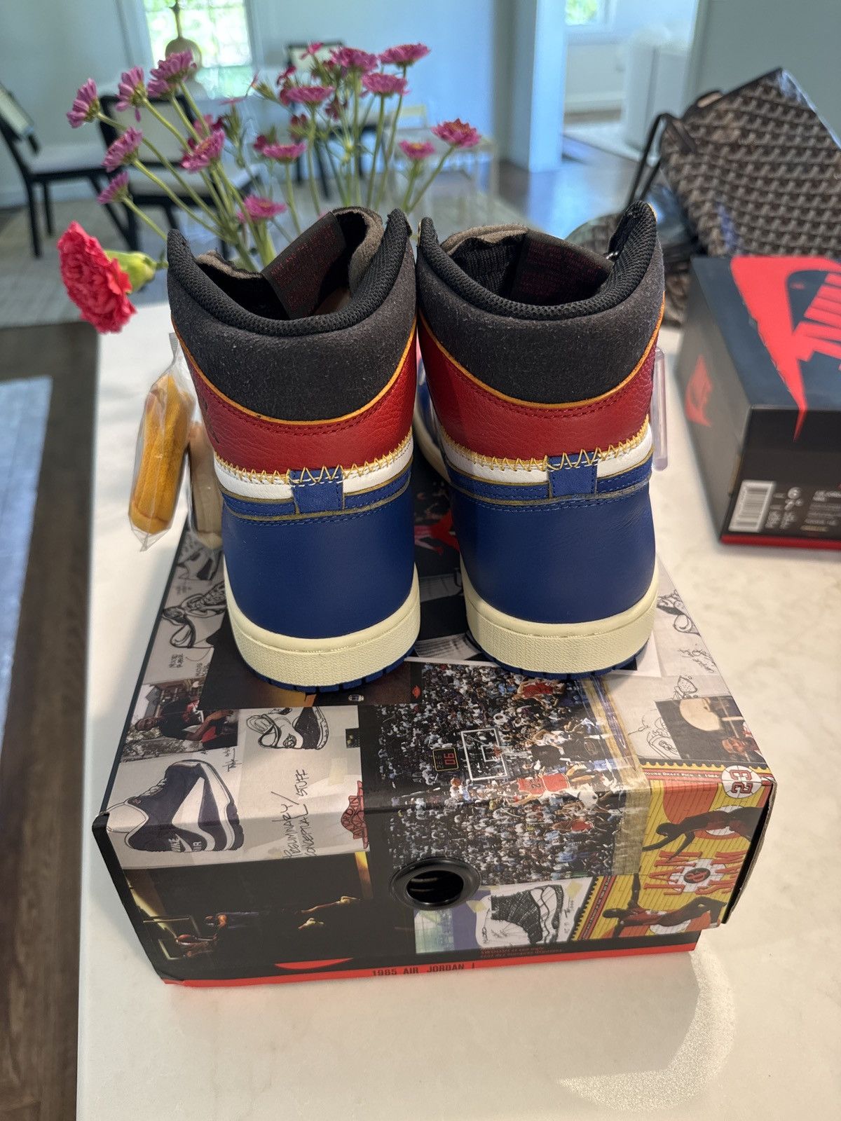 Jordan Brand × Nike × Union LA Nike x Air Jordan 1 x Union LA Storm blue Size US 10 / EU 43 - 6 Thumbnail
