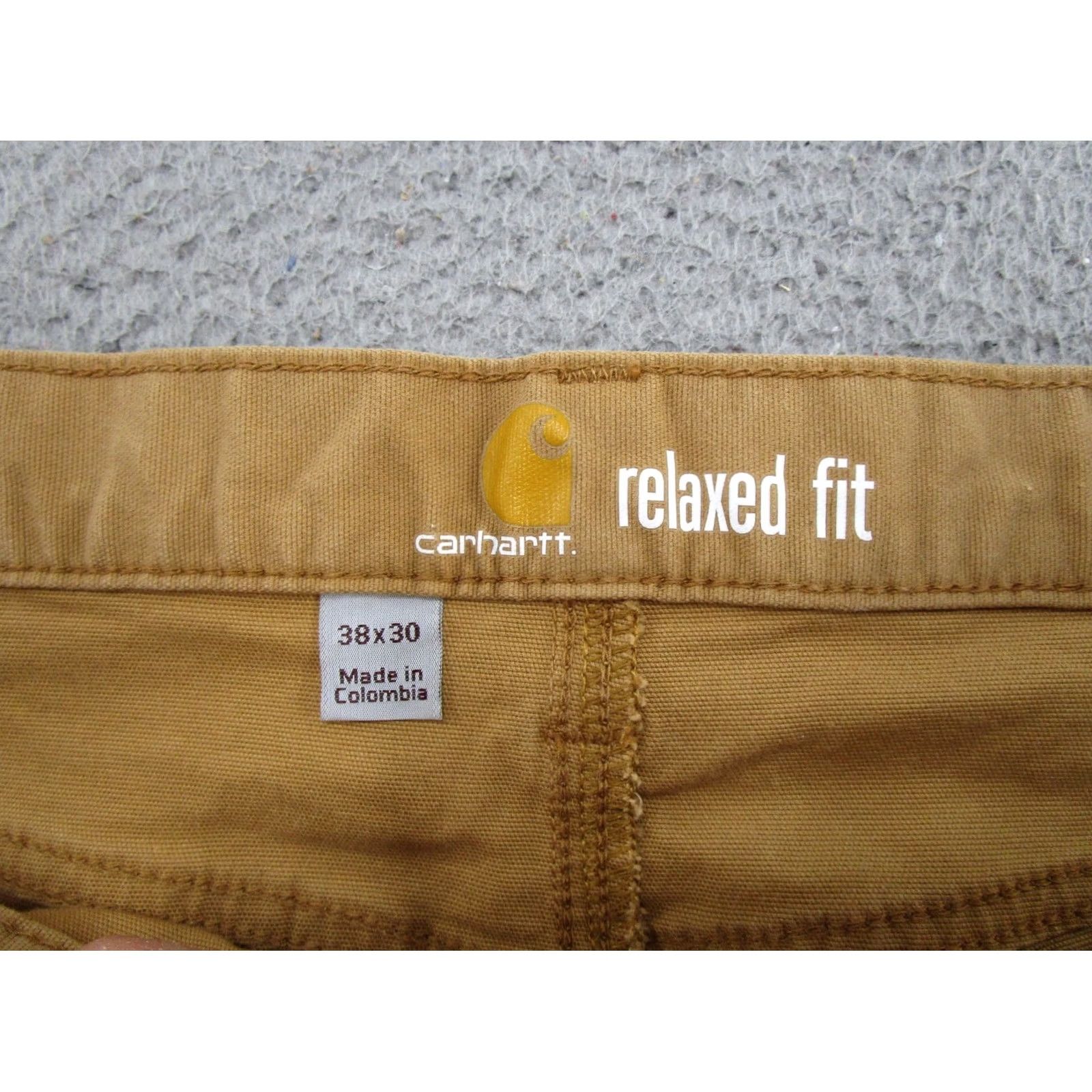 Carhartt Carhartt Pants Mens Size 38x30 Relaxed Fit Straight Leg Workwear Brown Canvas 5-Pocket Rugged Flex Misc Size US 38 / EU 54 - 5 Thumbnail