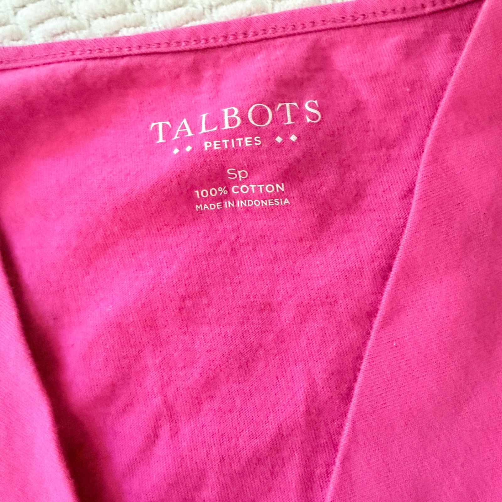 Talbots Petite Talbots Sleeveless Tank Pink barbiecore preppy flowy Size S / US 4 / IT 40 - 7 Thumbnail