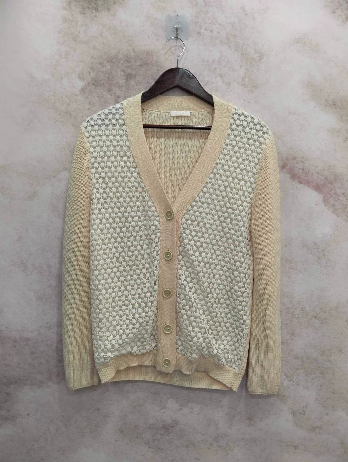 Chloe CHLOE Women's Knit Cardigan L 95 New Size L / US 10 / IT 46 - 1 Thumbnail