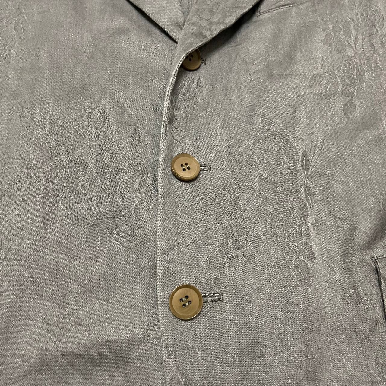 Yohji Yamamoto SS08 Yohji Yamamoto Floral Short Sleeve Jacket Size S / US 4 / IT 40 - 6 Thumbnail