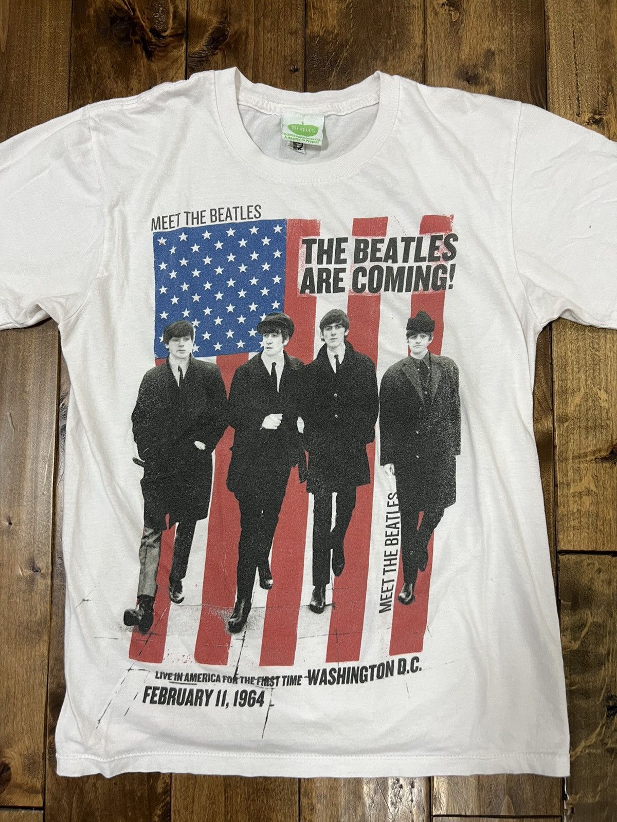 Alstyle × Band Tees × Vintage The Beatles “Meet The Beatles” Shirt Size US S / EU 44-46 / 1 - 2 Thumbnail