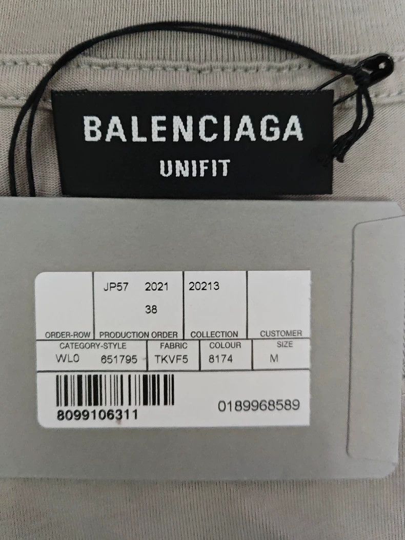 Balenciaga Balenciaga Blur mosaic logo do old damage short sleeve Size US M / EU 48-50 / 2 - 4 Thumbnail