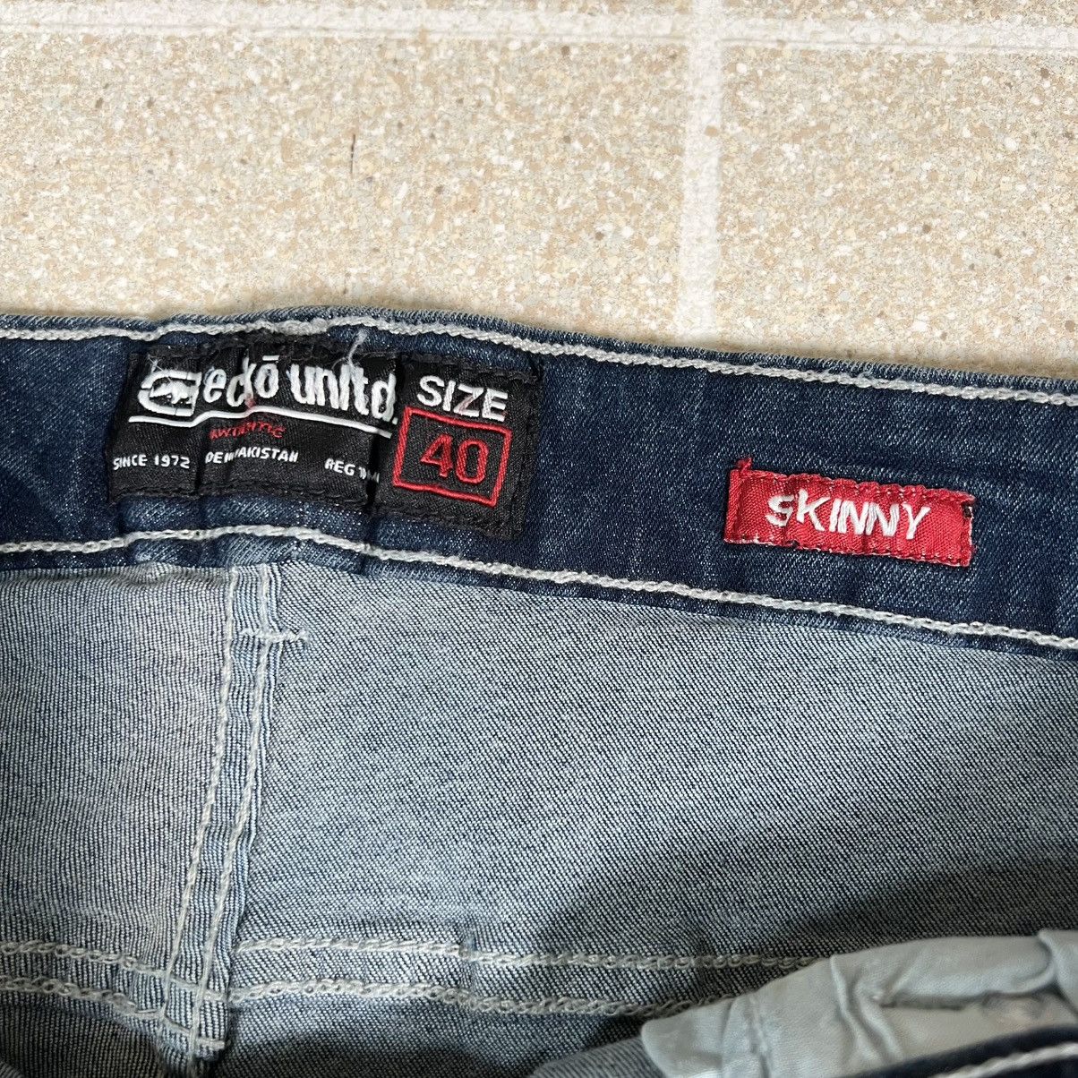 Ecko Unltd. Ecko Jeans 40x30 Straight Cargo Pocket Blue Denim Y2K Skate Size US 40 / EU 56 - 7 Thumbnail
