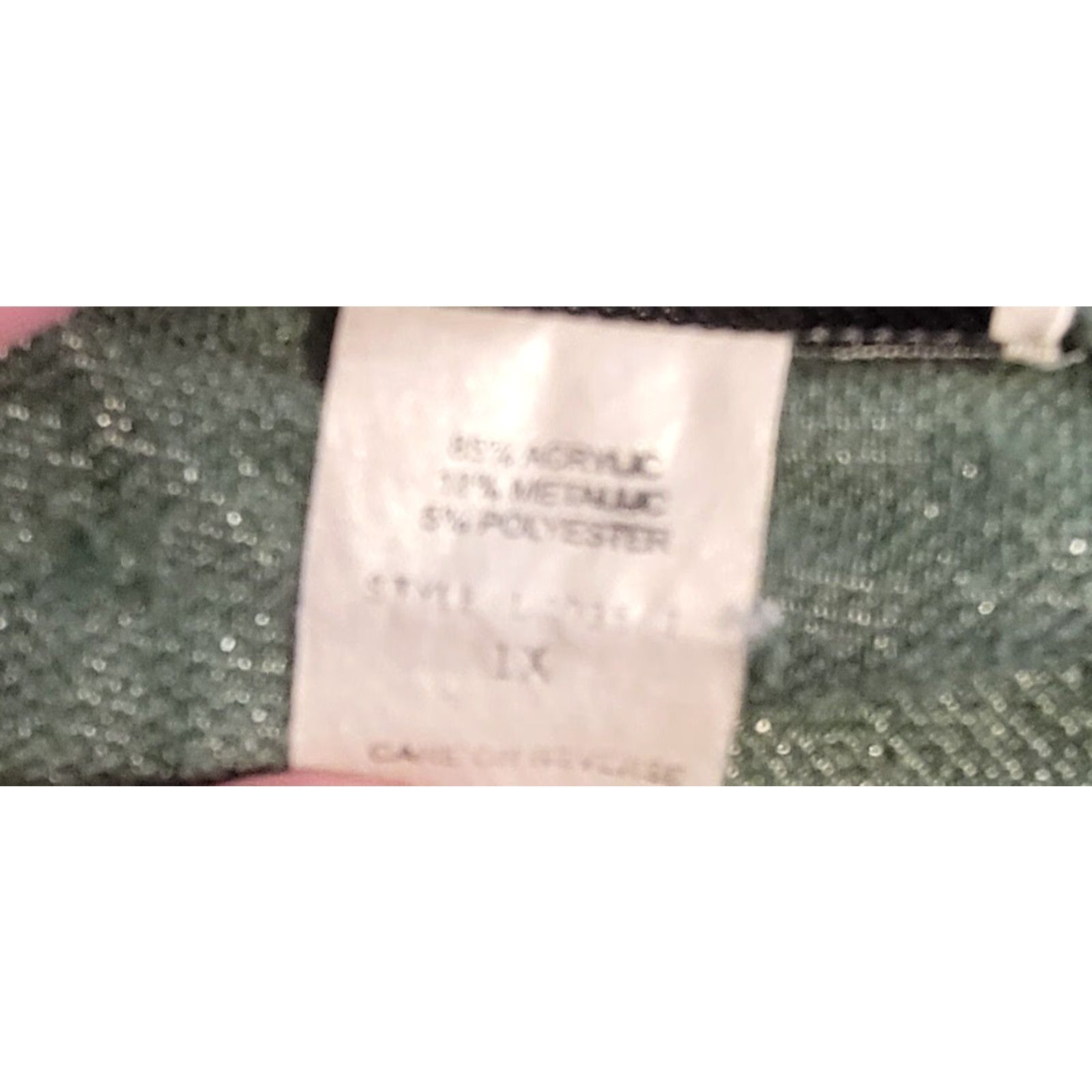 Vintage VINTAGE Cathy Daniels Cardigan Sweater 1X Green Acrylic Knit Botanical Buttoned Collarless Women Dress Cardigan Fashion Knitwear Ladies 1X Vintage Size XL / US 12-14 / IT 48-50 - 4 Thumbnail