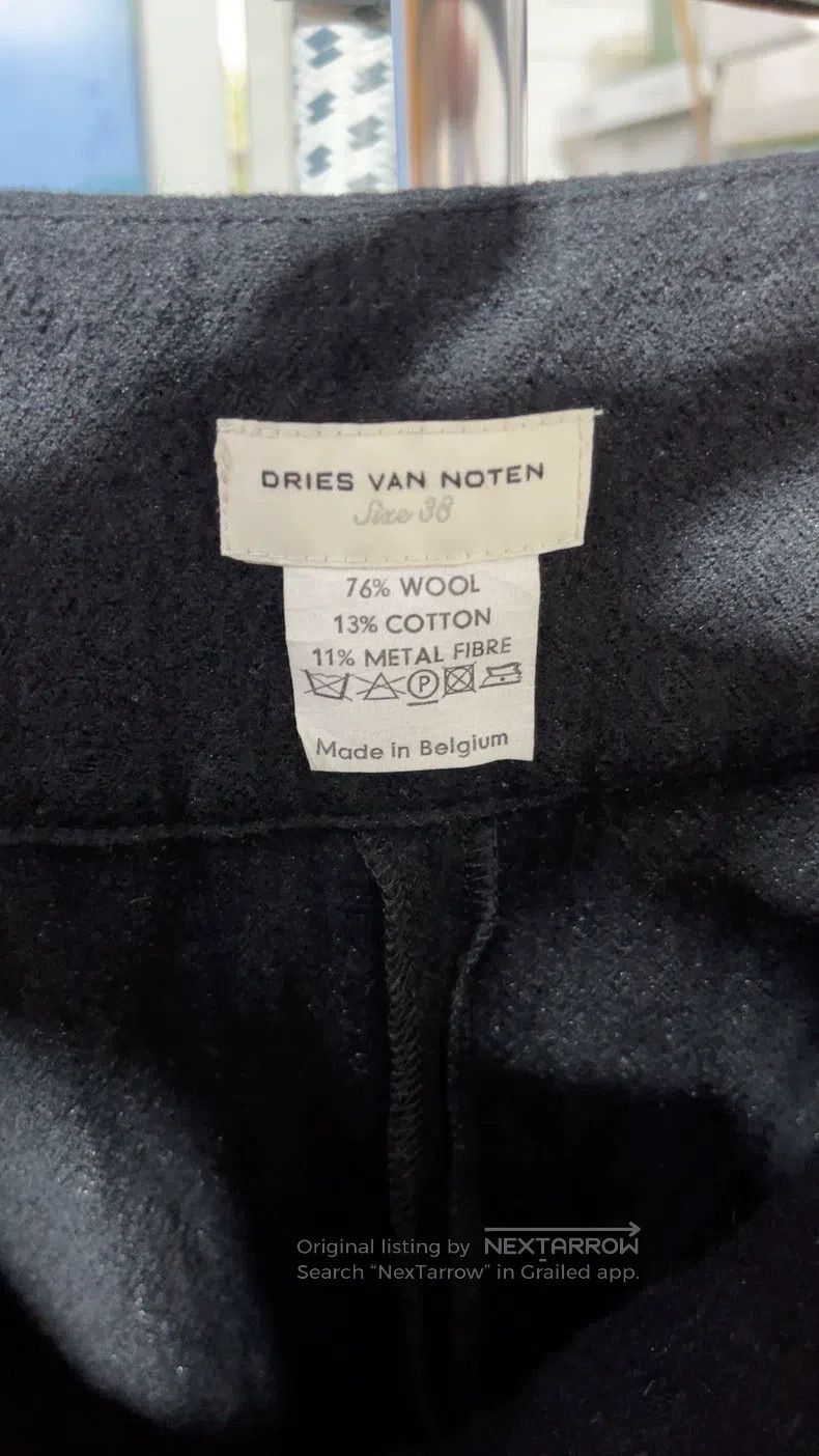 Dries Van Noten Dries Van Noten Black woolen half-length dress Size 37" - 5 Thumbnail
