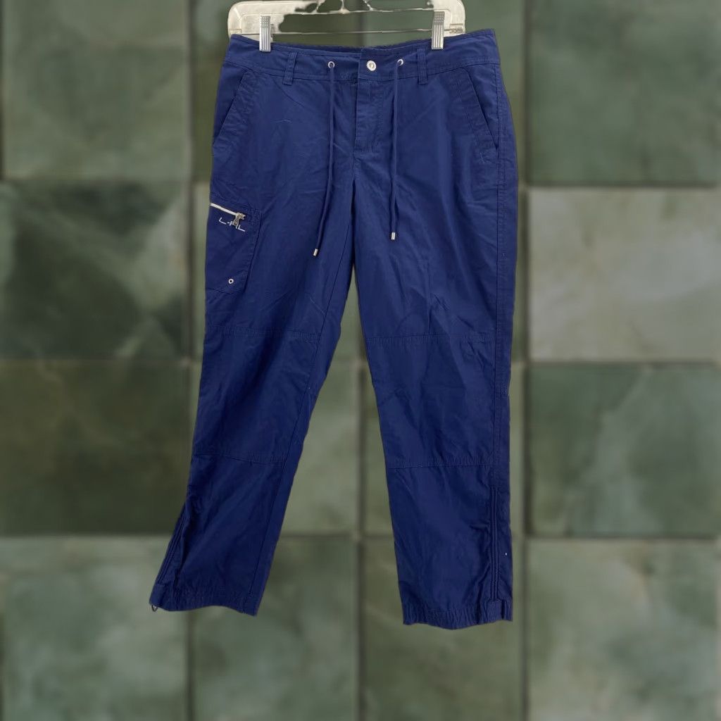 Ralph Lauren Lauren Ralph Lauren Cargo Pants Womens Size 2 Navy Cotton Casual 90s Straight Fit Size 26" / US 2 / IT 38 - 1 Thumbnail