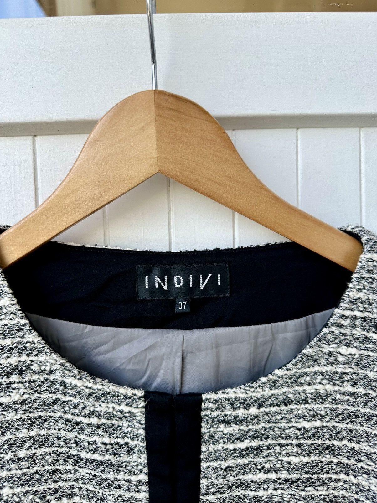 Japanese Brand 🇯🇵Vintage Made in Japan Indivi Blazer Size M / US 6-8 / IT 42-44 - 10 Thumbnail