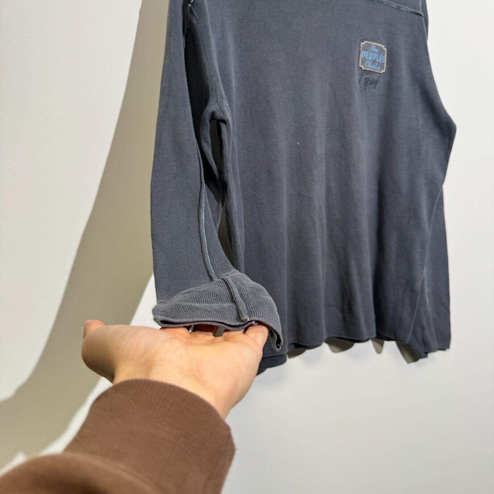 Vintage Vintage Unisex Gray Cotton Crewneck Size L Regular Fit Size US L / EU 52-54 / 3 - 5 Thumbnail