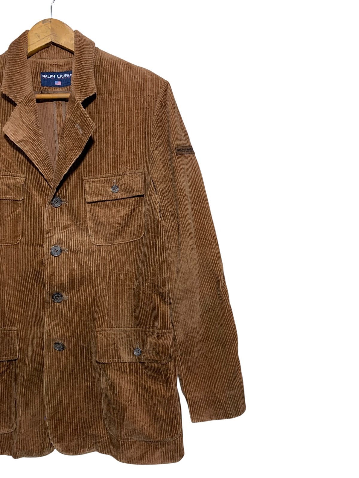 Polo Ralph Lauren 🔥POLO SPORT RL CORDUROY JACKETS BROWN Size US M / EU 48-50 / 2 - 3 Thumbnail