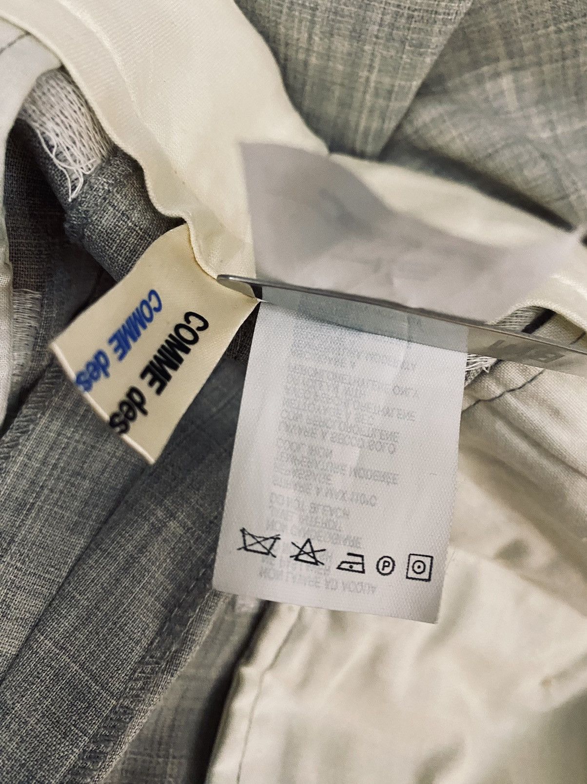 Comme des Garcons Comme Des Garçons 🇮🇹 grey wool pleated dc slacks M NWT Size US 32 / EU 48 - 10 Thumbnail