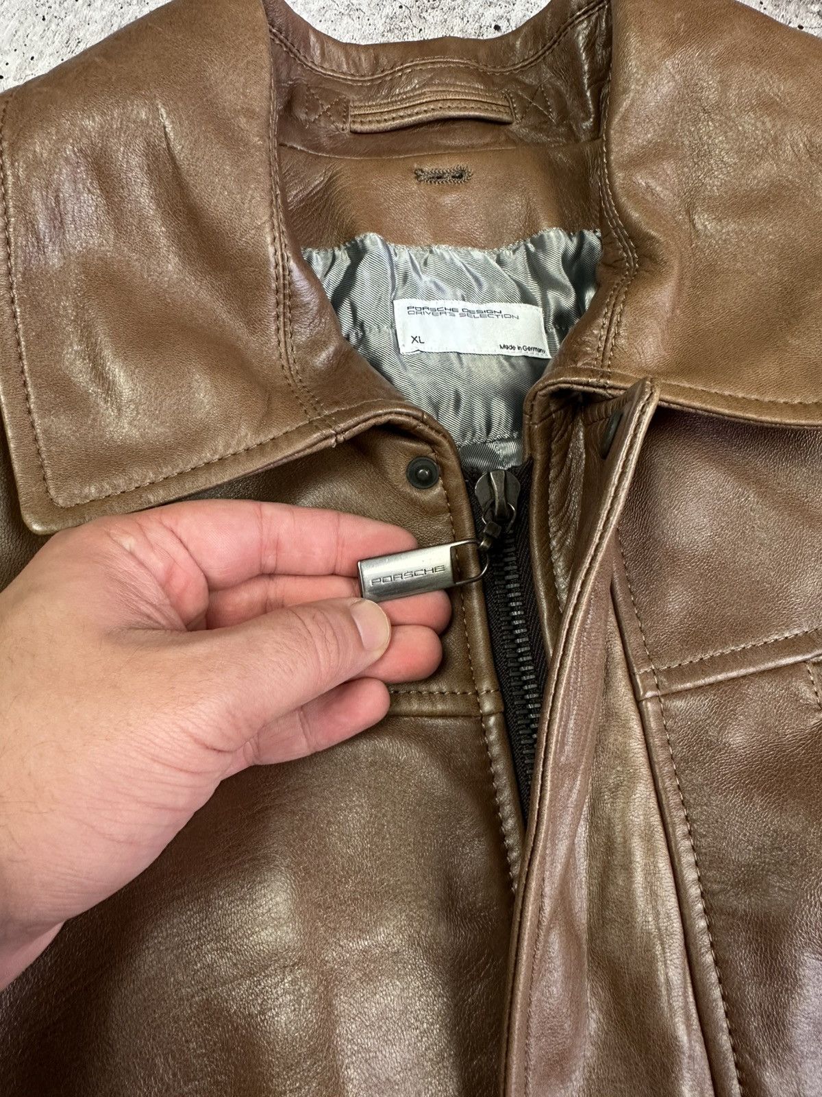 Porsche Design 000/600 Porsche Design Limited Edition Leather Jacket Size US XL / EU 56 / 4 - 7 Thumbnail