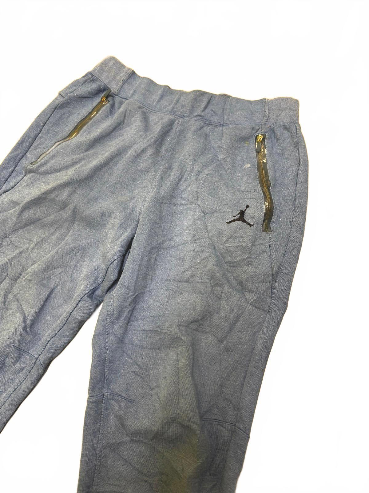 Jordan Brand Jordan Men's Blue Sweatpants with Zipper Pockets Size US 34 / EU 50 - 3 Thumbnail