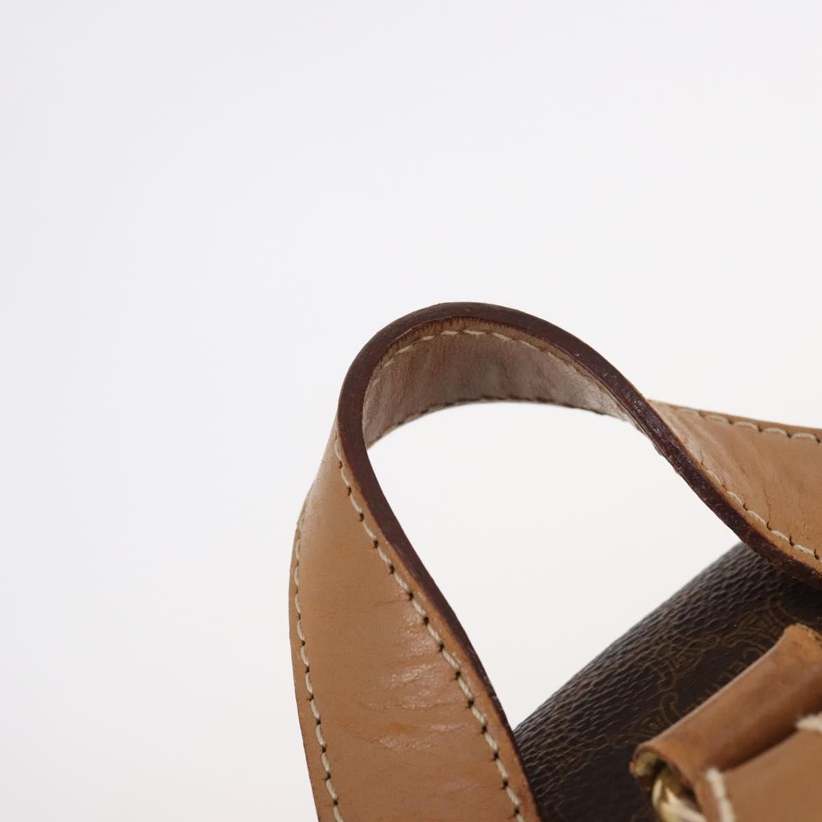 Celine CELINE Macadam Canvas Backpack Pvc Leather Brown Gold Size ONE SIZE - 8 Thumbnail