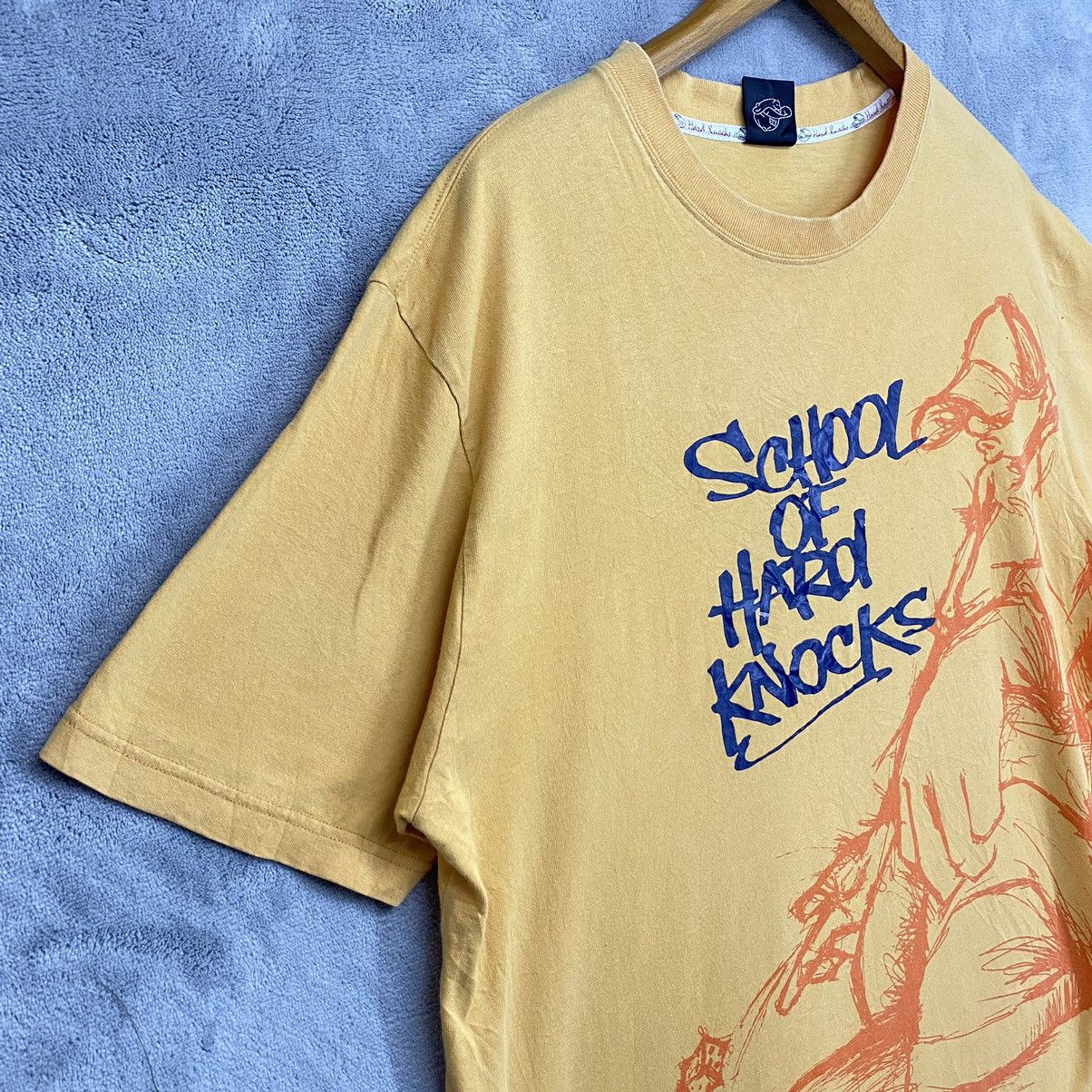 Rap Tees Y2K🔥90s School Of Hard Knocks Full Print Tee Size US XL / EU 56 / 4 - 3 Thumbnail
