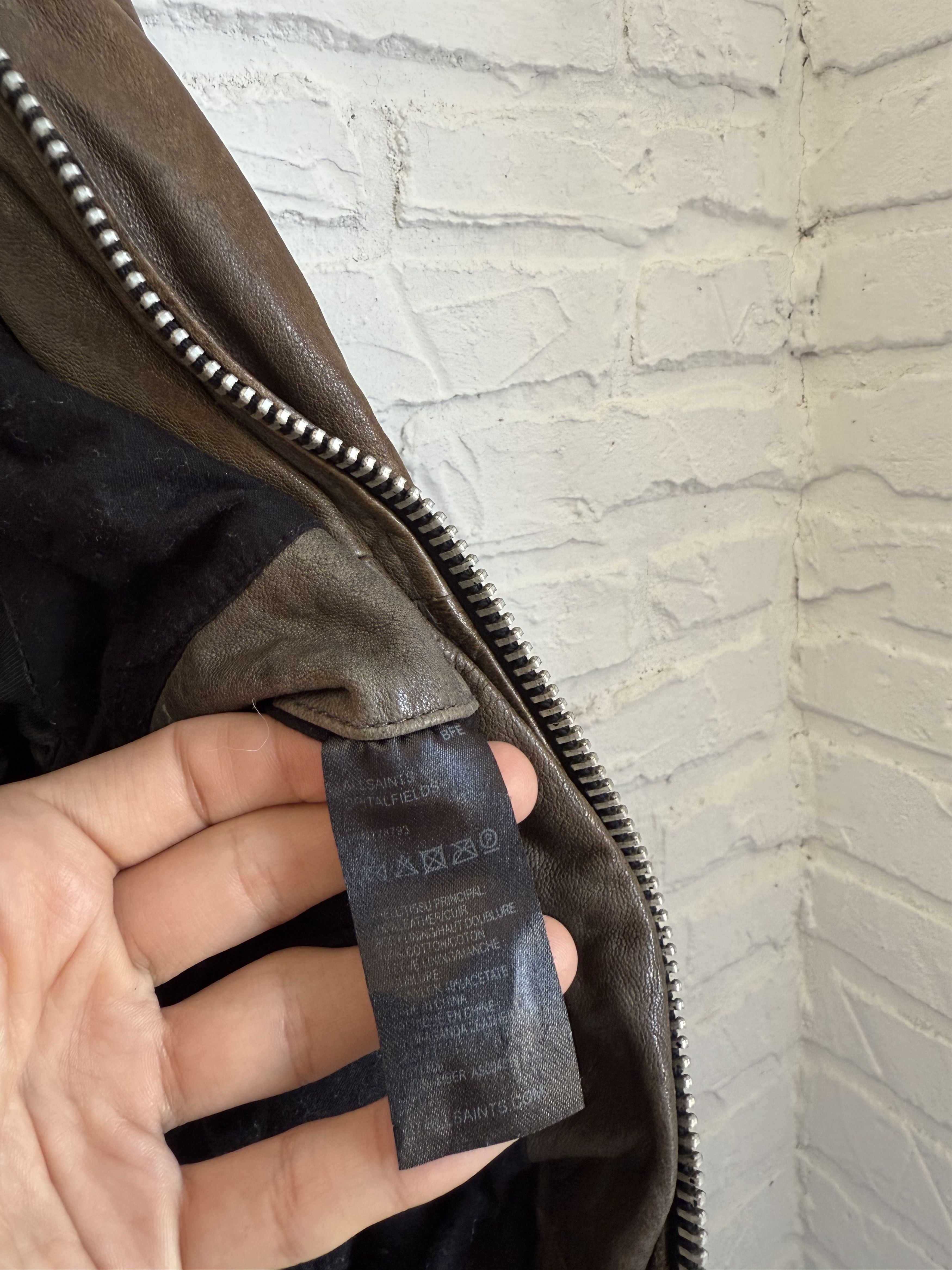 Allsaints Allsaints gradient brown black leather jacket Size US XL / EU 56 / 4 - 4 Thumbnail