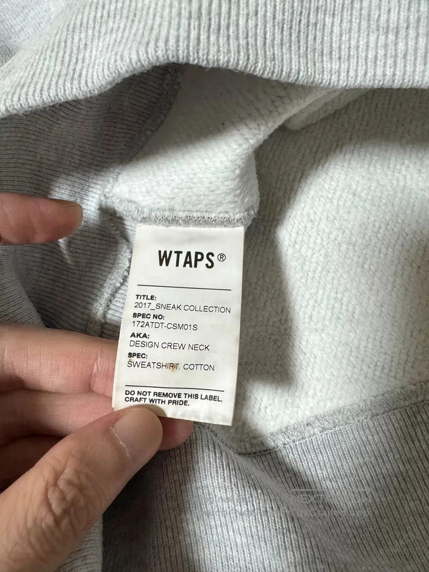 Wtaps WTAPS 17AW Crewneck Sweatshirt. Size US M / EU 48-50 / 2 - 4 Thumbnail