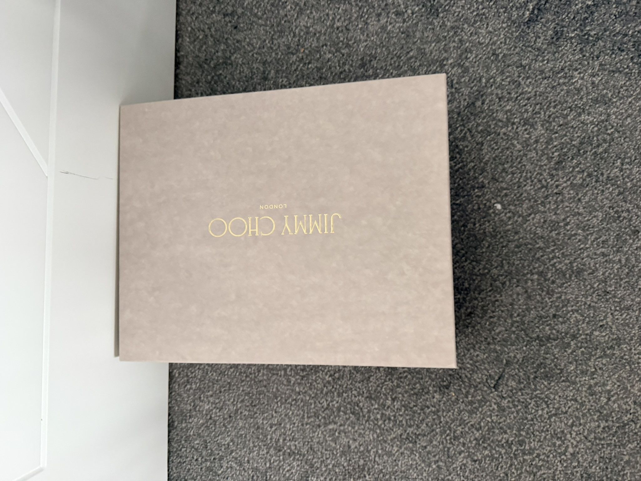 Jimmy Choo Jimmy Choo Saeda 38.5 Platinum Ice Crystal Size US 8.5 / IT 38.5 - 10 Thumbnail