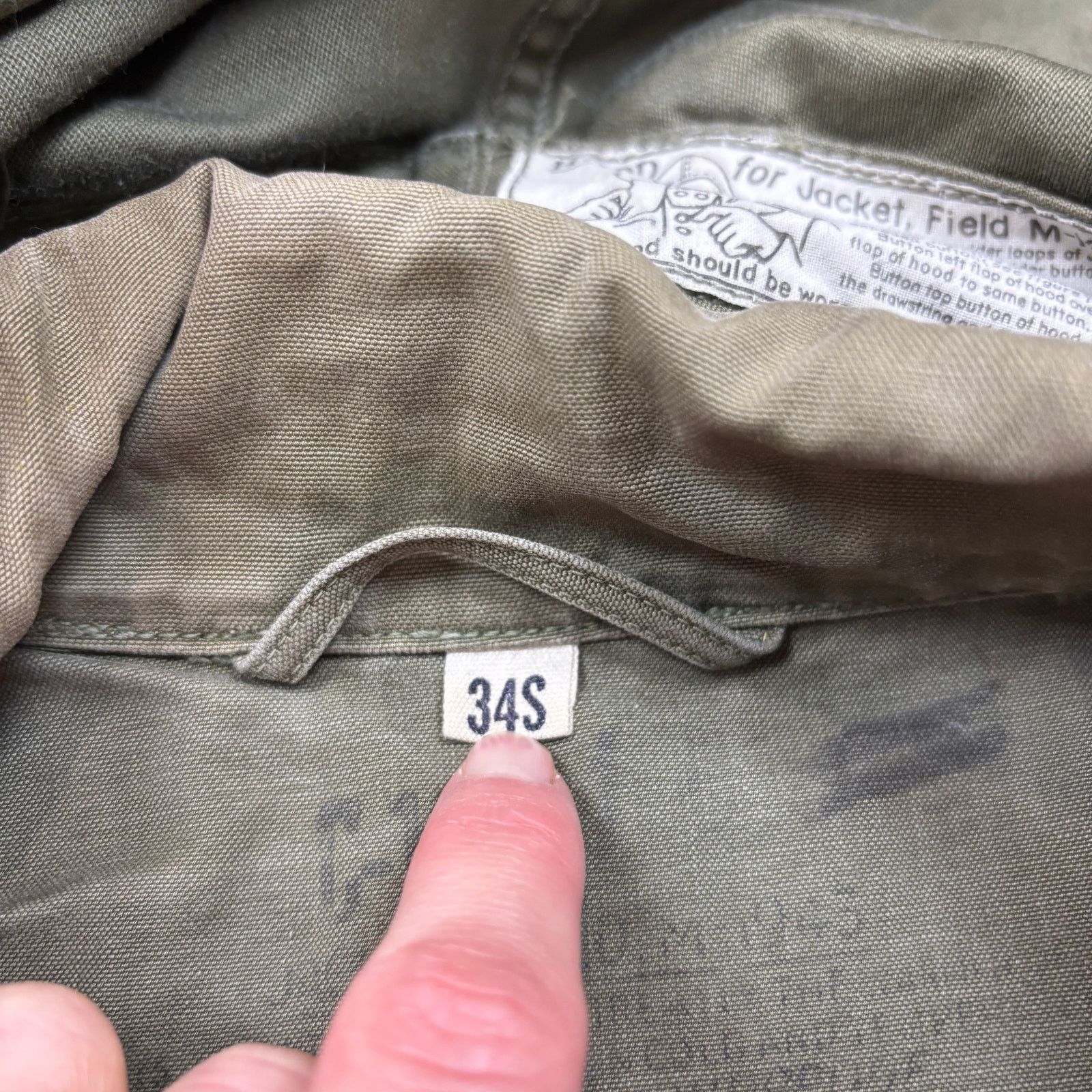 Vintage Rare VTG M43 Field Jacket Hooded WW2 Reworked Men's 34S Size US S / EU 44-46 / 1 - 7 Thumbnail