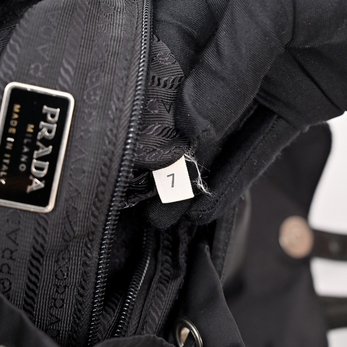 Prada Prada Small Re-Nylon Black Backpack Size ONE SIZE - 7 Thumbnail