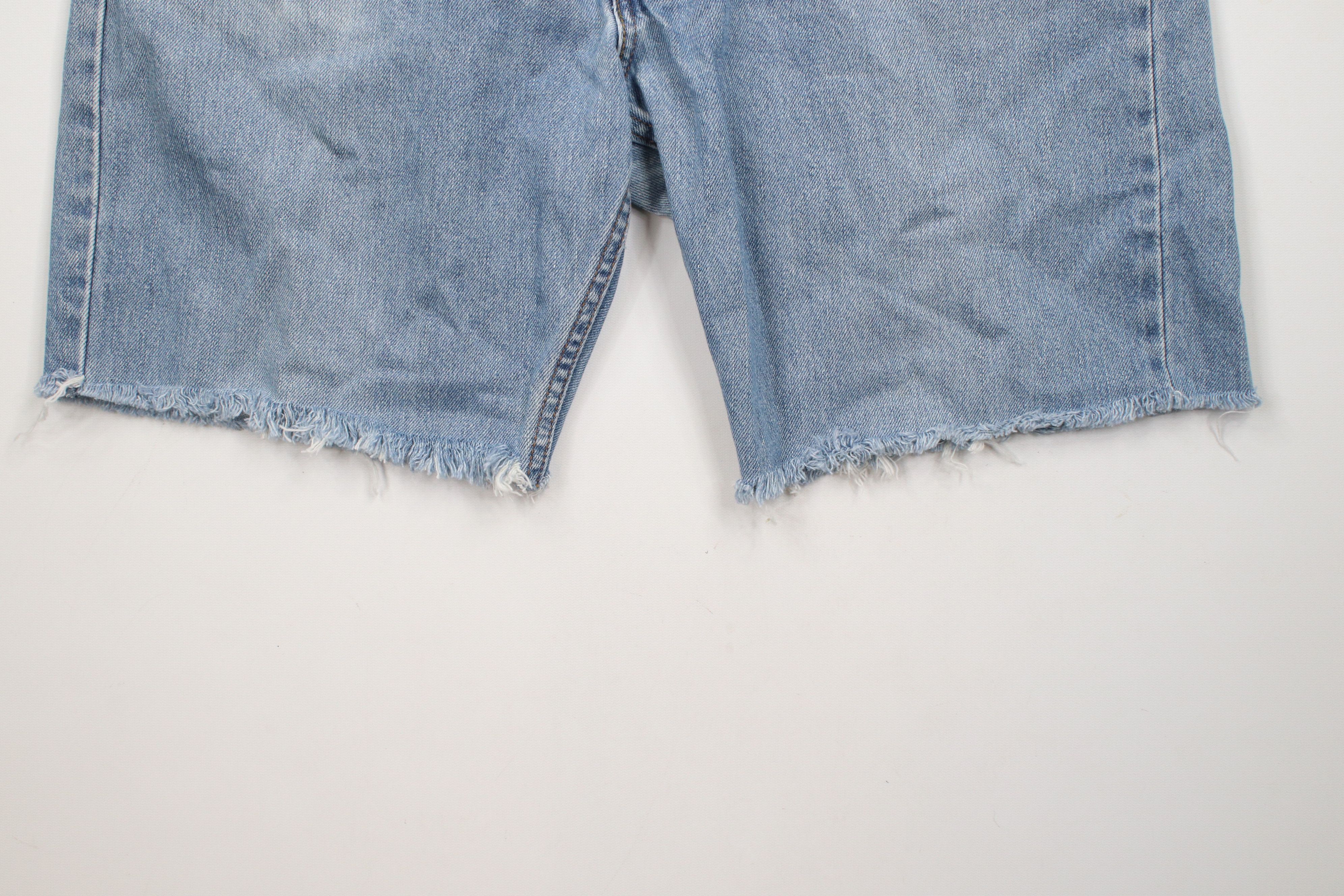 Levi's × Vintage Vintage Y2K Levis 505 Fit Cut Off Denim Jean Shorts Jorts Size US 38 / EU 54 - 4 Thumbnail