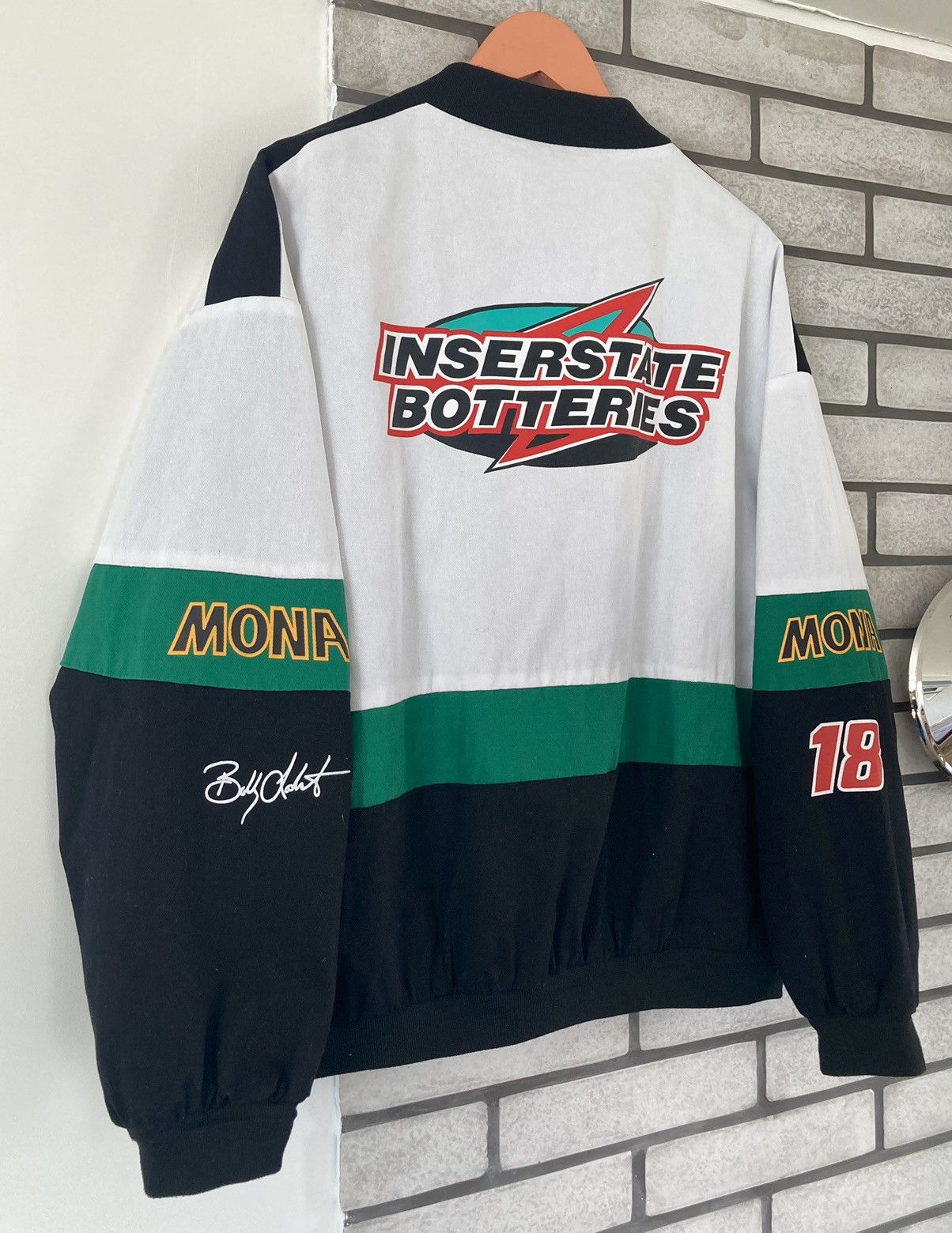 Vintage Vintage NASCAR Formula 1 Interstate Botteries Racing Jacket Size US XL / EU 56 / 4 - 2 Thumbnail